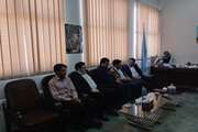 دیدار معاون سلامت اداره کل دامپزشکی استان و هیئت همراه  با معاون فرماندار شهرستان درمیان